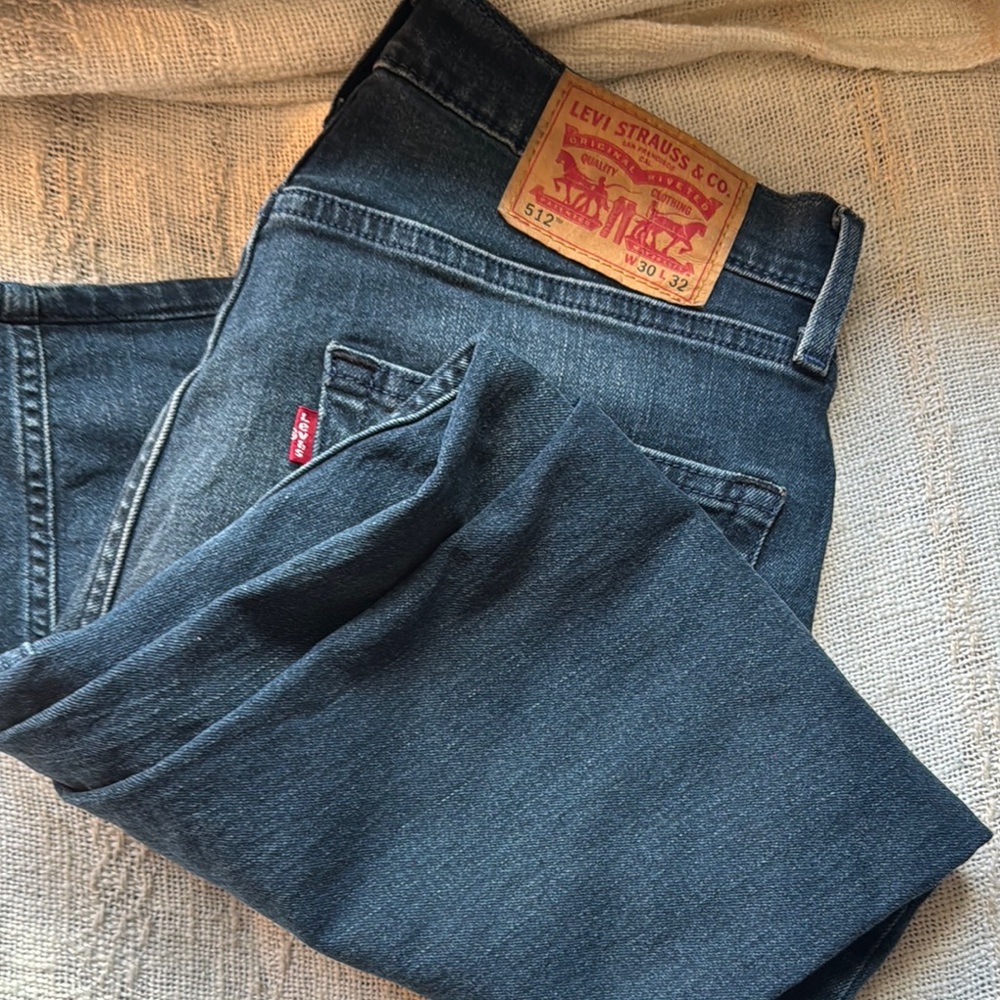 Levi's Blue Straight Jeans Classic Fit